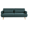 3-Sitzer-Schlafsofa grün